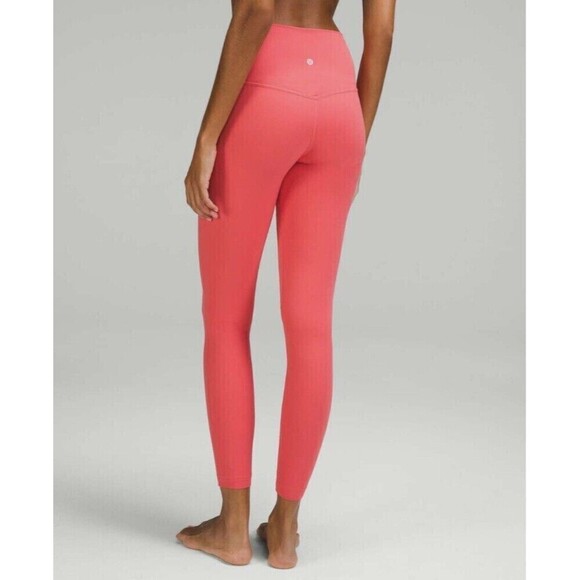 Lululemon Align HR Pant 28” Nulu Size 10 Pale Raspberry